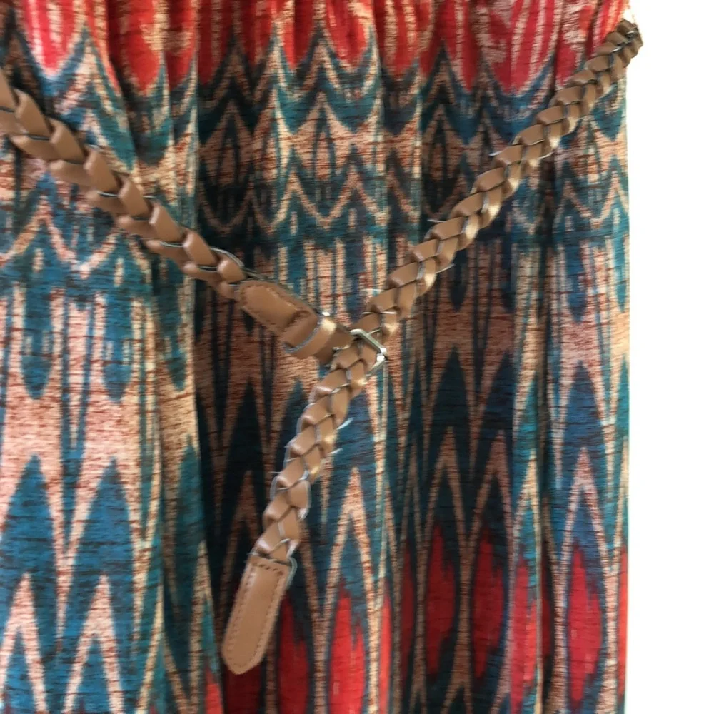 CLEO LONG MAXI SLEEVELESS BELTED DRESS SIZE XS - Picture 4 of 12